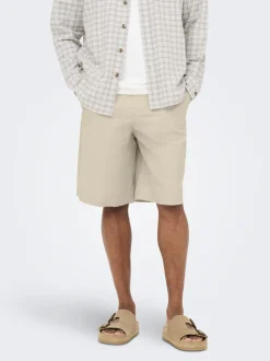 ONSDAVES Wide leg fit Linnen Shorts