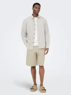 ONSDAVES Wide leg fit Linnen Shorts