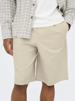 ONSDAVES Wide leg fit Linnen Shorts
