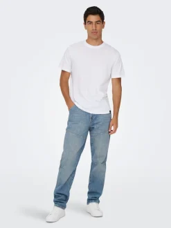 ONSEDGE Mid rise Straight fit Jeans