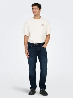 ONSEDGE Mid rise Straight fit Jeans