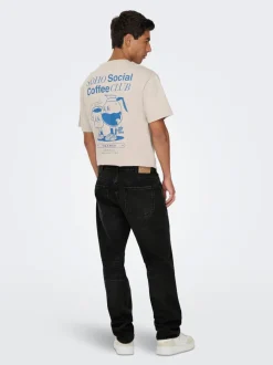 ONSEDGE Mid rise Straight fit Jeans