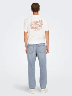 ONSEDGE Mid waist Straight fit Jeans