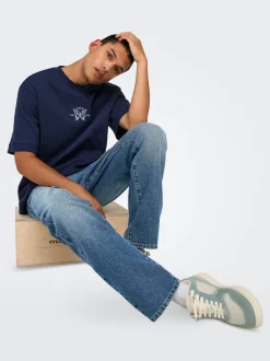 ONSEDGE Mid waist Straight fit Jeans
