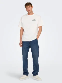 ONSEDGE Mid waist Straight fit Jeans