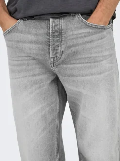 ONSEDGE Mid waist Straight fit Jeans