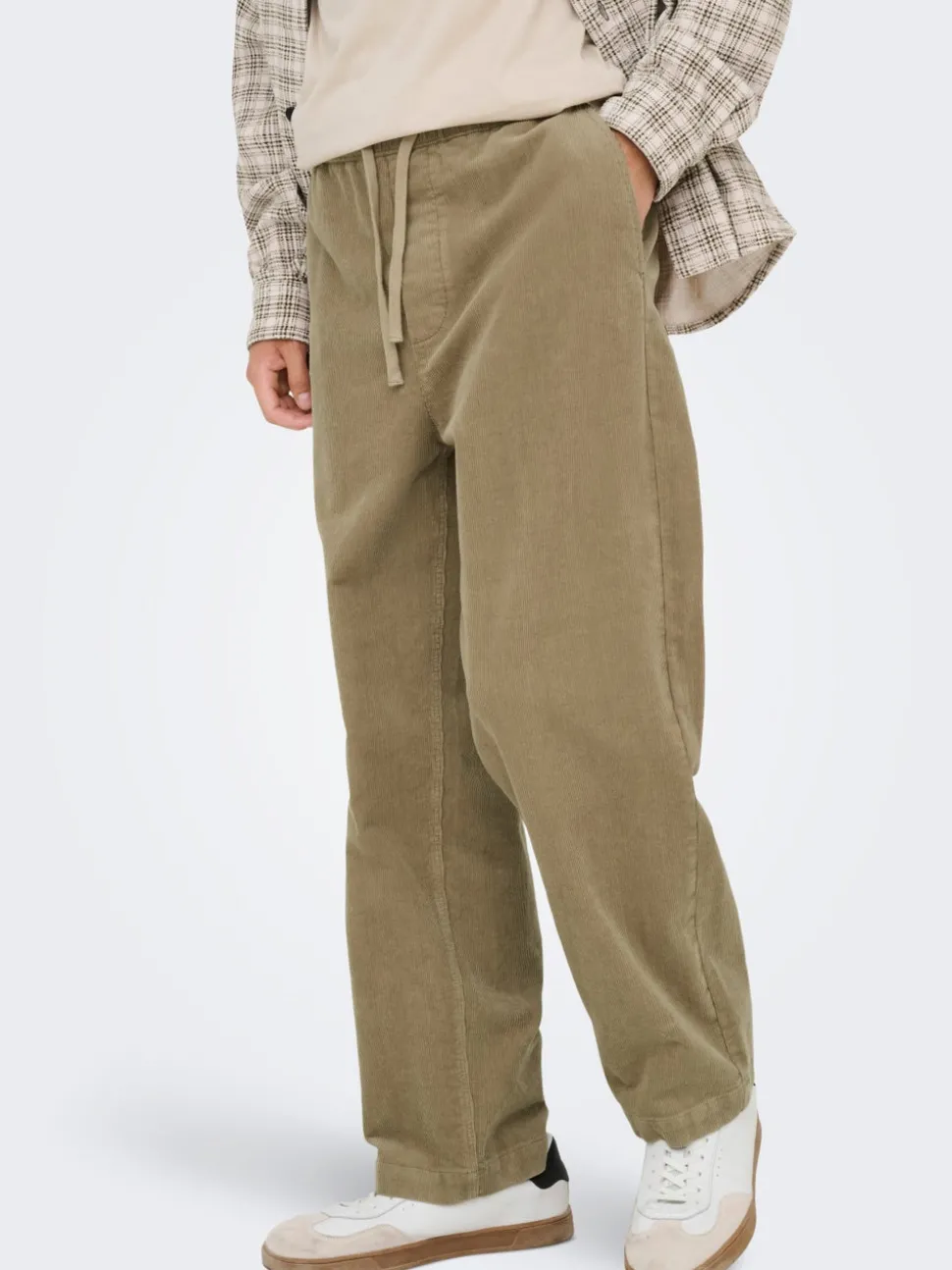 ONSFADE Loose fit corduroy Broeken