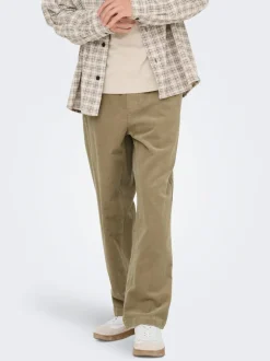 ONSFADE Loose fit corduroy Broeken