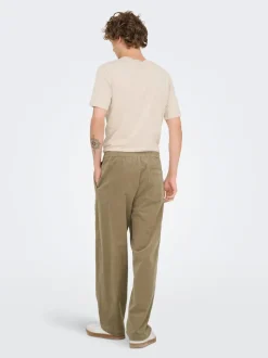 ONSFADE Loose fit corduroy Broeken