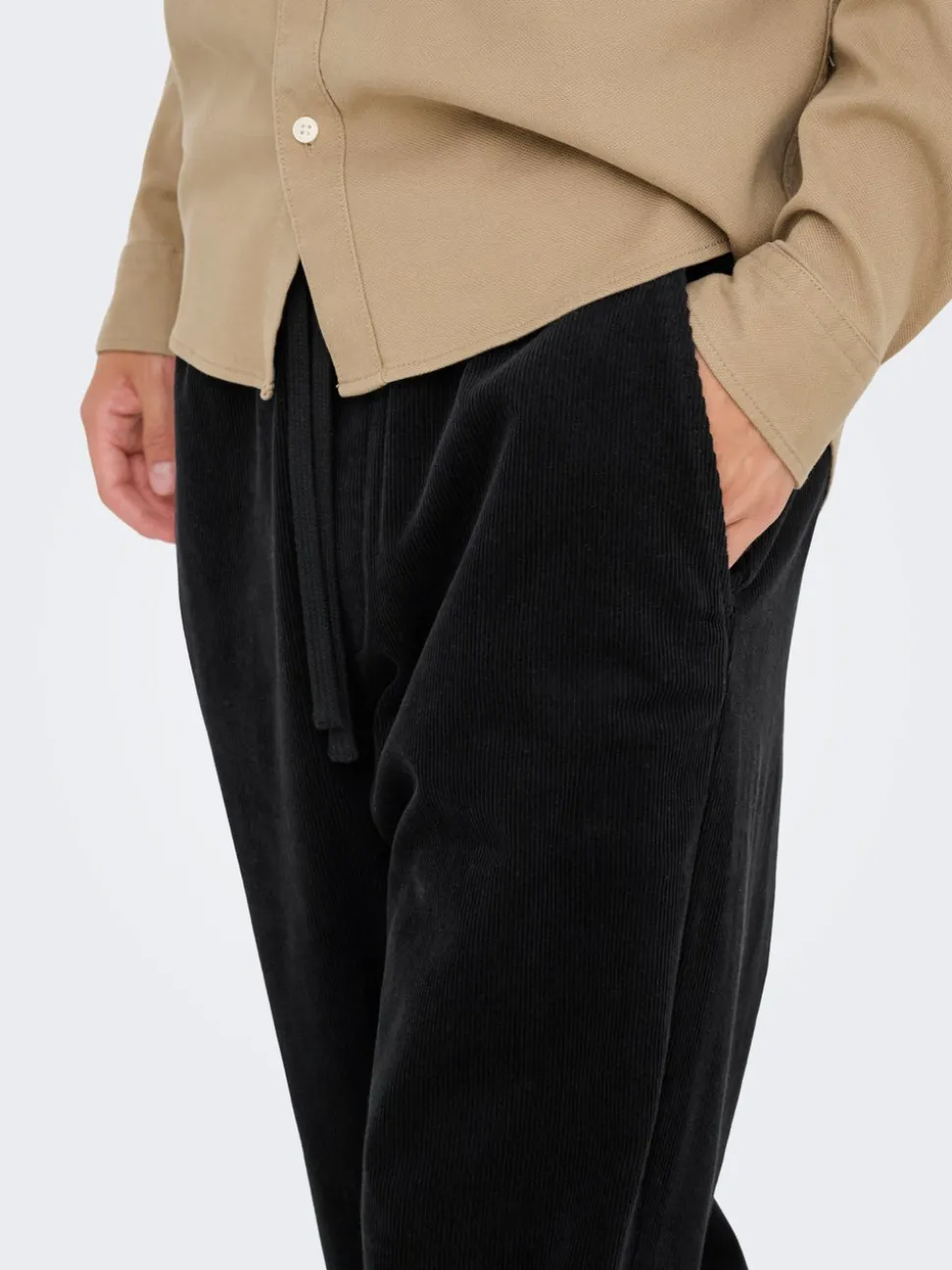 ONSFADE Loose fit corduroy Broeken