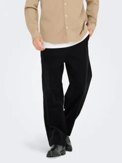 ONSFADE Loose fit corduroy Broeken