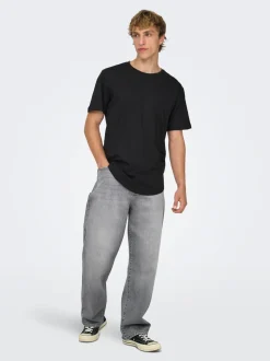 ONSFADE Mid rise Loose fit Strecth Jeans