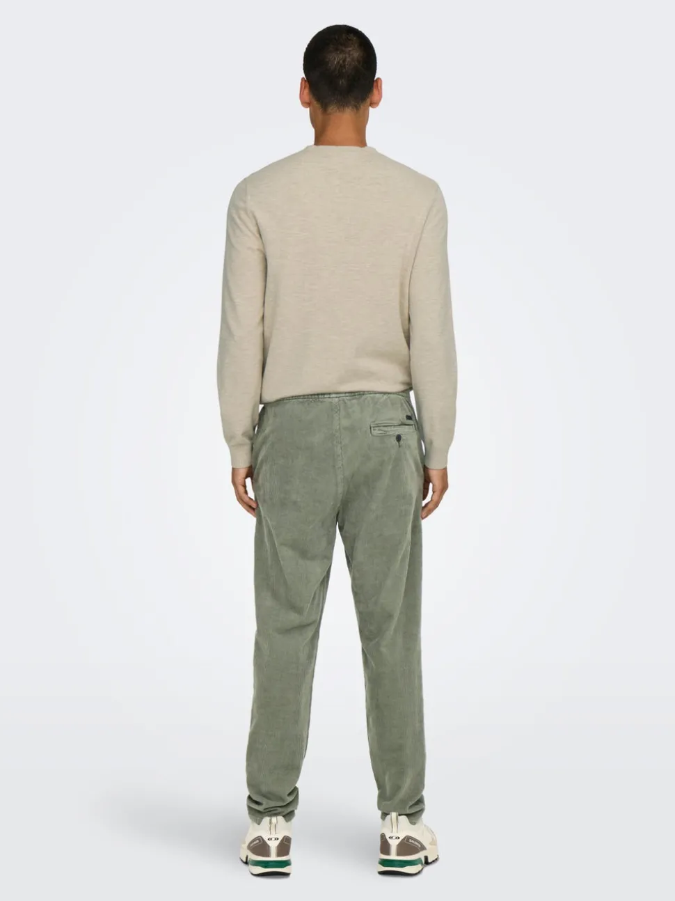 ONSLINUS Corduroy broek met tapered fit