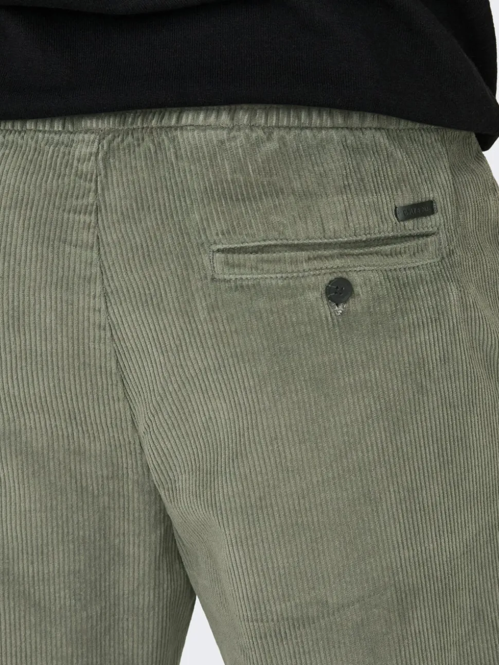 ONSLINUS Corduroy broek met tapered fit