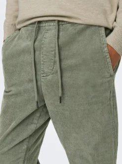 ONSLINUS Corduroy broek met tapered fit
