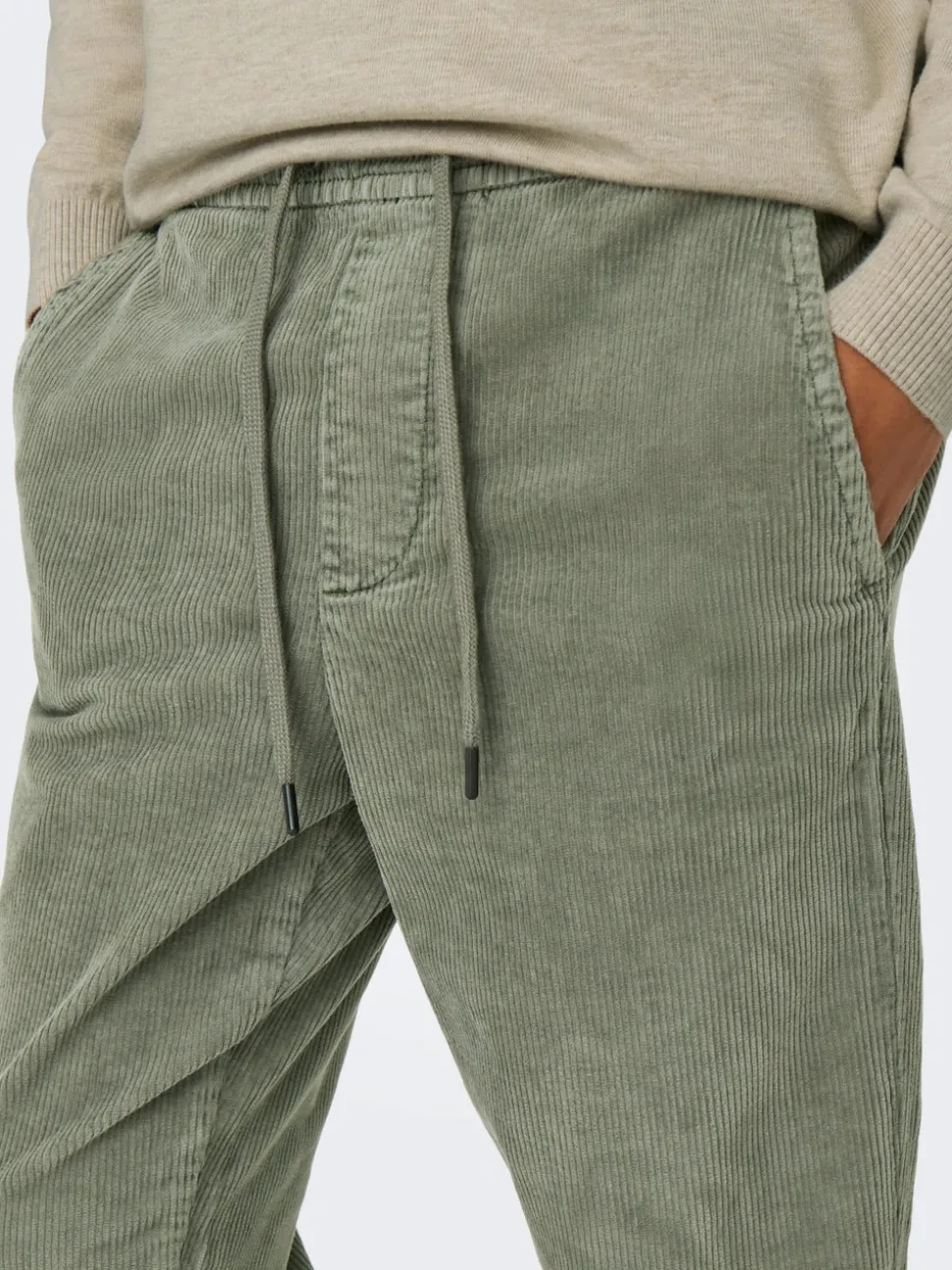 ONSLINUS Corduroy broek met tapered fit