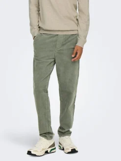ONSLINUS Corduroy broek met tapered fit