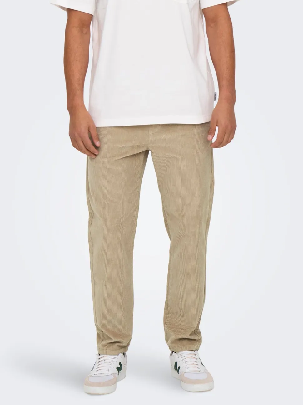 ONSLINUS Corduroy broek met tapered fit
