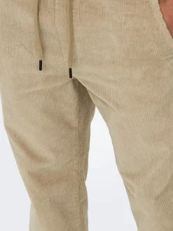 ONSLINUS Corduroy broek met tapered fit