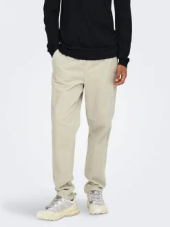 ONSLINUS Corduroy broek met tapered fit
