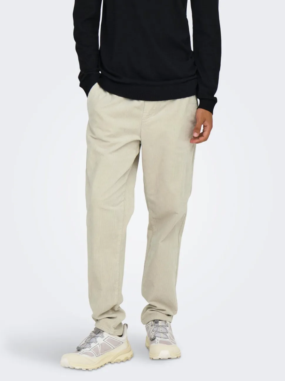 ONSLINUS Corduroy broek met tapered fit