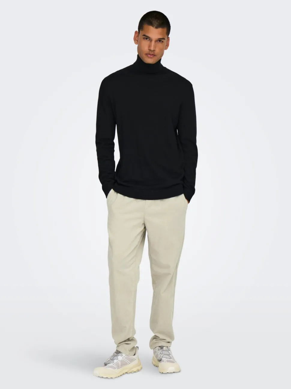 ONSLINUS Corduroy broek met tapered fit