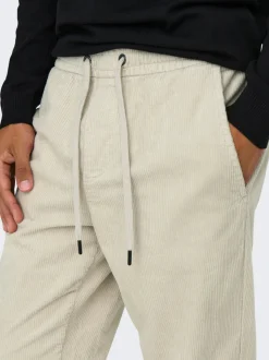 ONSLINUS Corduroy broek met tapered fit