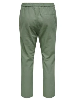 ONSLINUS Tapered fit Linnen Joggingbroek
