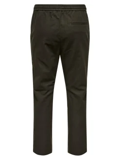 ONSLINUS Tapered fit Linnen Joggingbroek