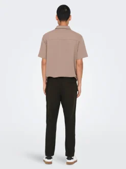 ONSLINUS Tapered fit Linnen Joggingbroek