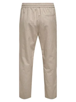 ONSLINUS Tapered fit Linnen Joggingbroek