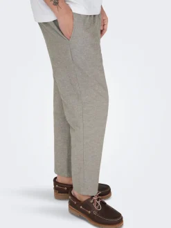 ONSLINUS Tapered fit Linnen Joggingbroek
