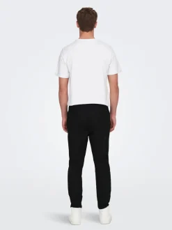ONSLINUS Tapered fit Linnen Joggingbroek