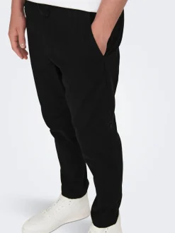 ONSLINUS Tapered fit Linnen Joggingbroek