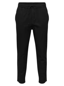 ONSLINUS Tapered fit Linnen Joggingbroek