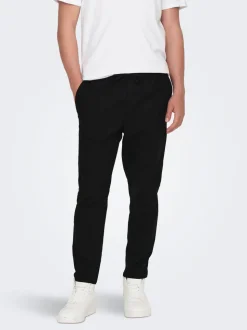 ONSLINUS Tapered fit Linnen Joggingbroek