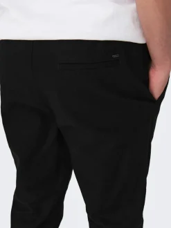 ONSLINUS Tapered fit Linnen Joggingbroek
