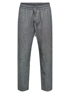 ONSLINUS Tapered fit Linnen Joggingbroek