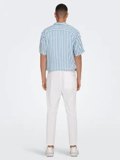 ONSLINUS Tapered fit Linnen Joggingbroek