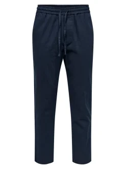 ONSLINUS Tapered fit Linnen Joggingbroek