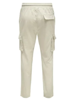 ONSLINUS Tapered fit Linnen Cargo broek