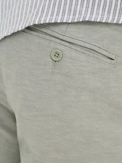 ONSMARK Tapered fit Linnen Chinobroek