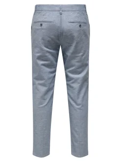 ONSMARK Tapered fit Linnen Chinobroek