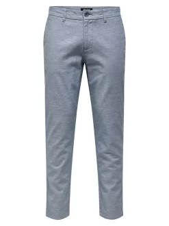 ONSMARK Tapered fit Linnen Chinobroek