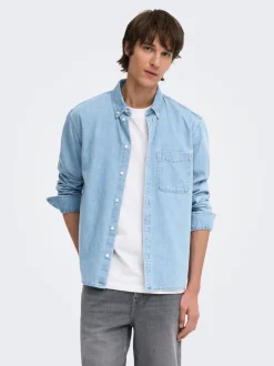ONSORSON Denim overhemd