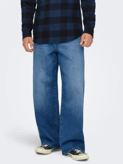 ONSREMI Mid rise Wide leg fit Stretch Jeans
