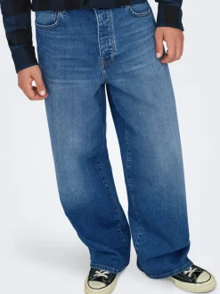 ONSREMI Mid rise Wide leg fit Stretch Jeans