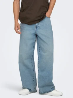 ONSREMI Mid rise Wide leg fit Stretch Jeans