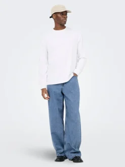 ONSREMI Mid rise Wide leg fit Jeans