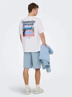 ONSREMI Mid rise Wide leg fit Shorts